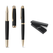 Immagine di Ezekiel set. set con penna roller e penna a sfera in metallo nero