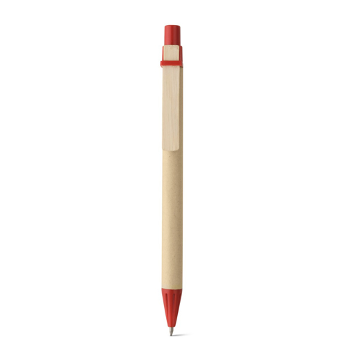 Immagine di Nairobi. penna a sfera in carta kraft rosso