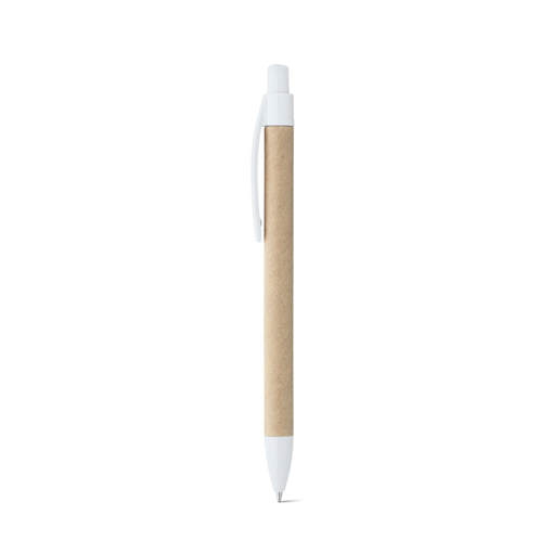 Immagine di Remi. penna a sfera in carta kraft bianco