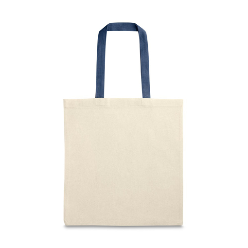 Immagine di Kolonaki. borsa in cotone 100% blu