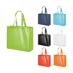 Immagine di Millenia. borsa in tnt laminato bianco