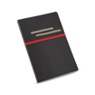 Immagine di Roots block note A5 in similpelle con custodia e particolari rosso
