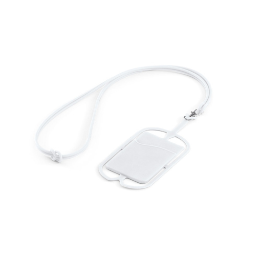 Immagine di Nicolaus. porta tessere con supporto per cellulare bianco