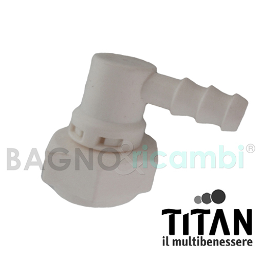 Immagine di Ricambio curvetta di collegamento soffione box doccia titan q19198