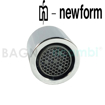 Immagine di Ricambio filtro aeratore moony-j cromo newform 16711.21.018