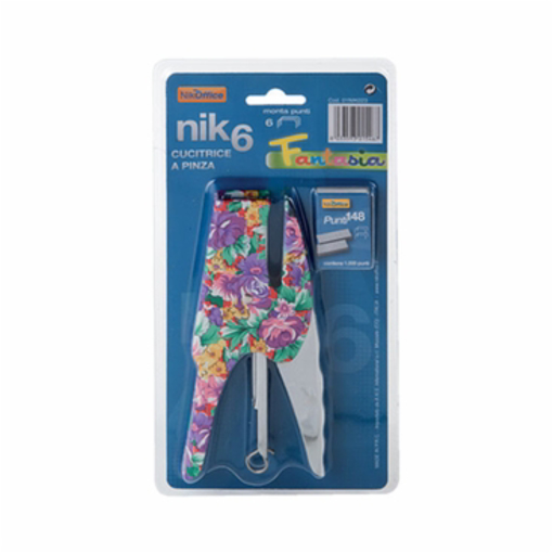 Immagine di 1 pz cucitrice nik a pinza passo 8 fantasia 04nik023