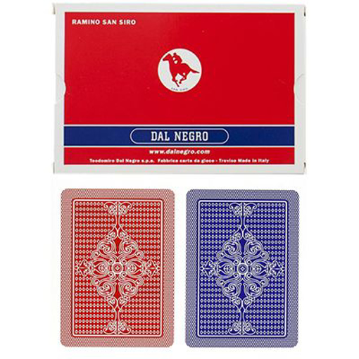Immagine di 5 pz carte ramino coppia s.siro pro dal negro 024129