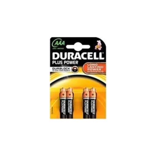 Immagine di 10 pz pile duracell mini stilo plus power x4 aaa  mn2400