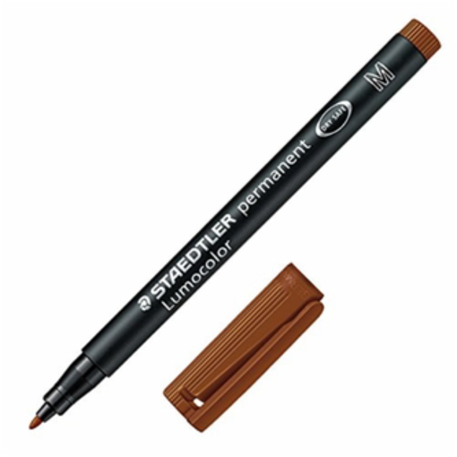 Immagine di 10 pz penna staedtler lumocolor p.m. 7 marrone