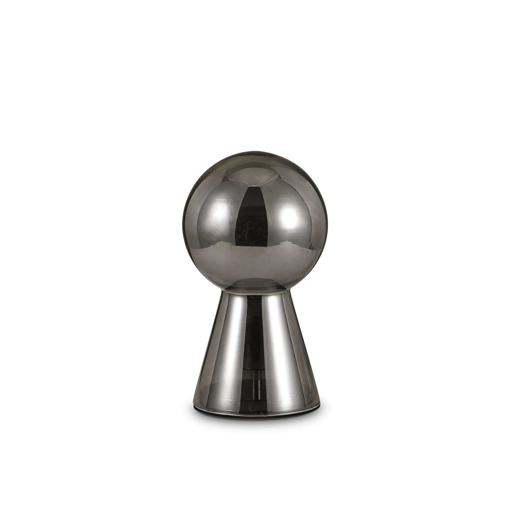 Immagine di Lampada da tavolo fume', birillo, ideal lux