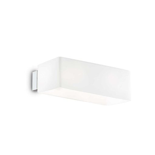 Immagine di Lampada da parete bianco, box, ideal lux