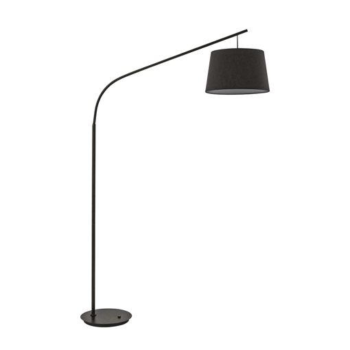 Immagine di Lampada da terra nero, daddy, ideal lux