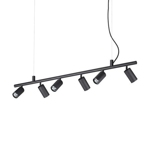 Immagine di Lampada a sospensione nero, dynamite, ideal lux