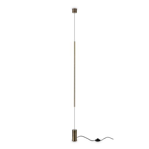 Immagine di Lampada da parete ottone, filo, ideal lux