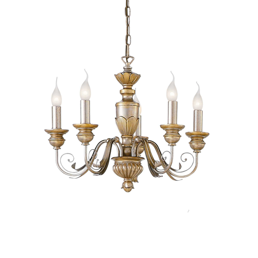 Immagine di Lampada a sospensione oro, firenze, ideal lux