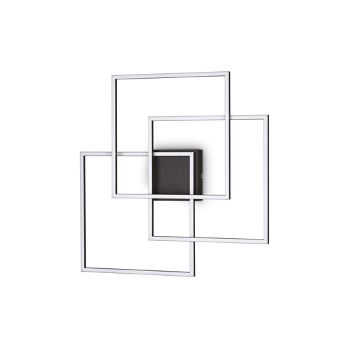 Immagine di Lampada da soffitto nero, frame, ideal lux