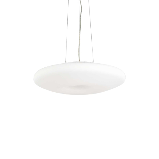 Immagine di Lampada a sospensione bianco, glory, ideal lux