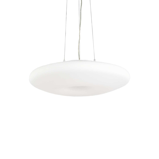 Immagine di Lampada a sospensione bianco, glory, ideal lux