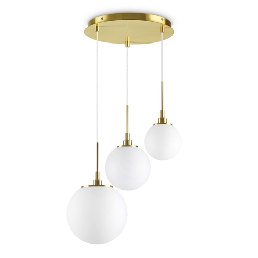 Immagine di Lampada a sospensione bianco, grape, ideal lux