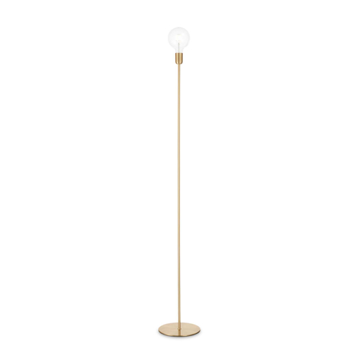 Immagine di Lampada da terra ottone, microphone, ideal lux