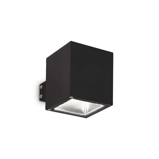 Immagine di Lampada da parete nero, snif square, ideal lux