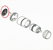 Immagine di Ricambio set guarnizioni 5pz per miscelatore incasso doccia hansgrohe 13475000