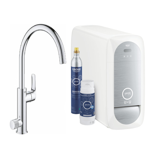 Immagine di Grohe blu home starter kit 31722000 + 40711001
