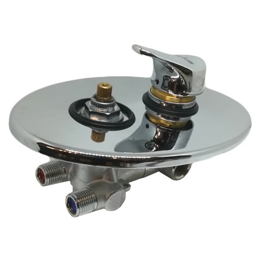 Immagine di Miscelatore monocomando per box doccia con deviatore a 2 vie calyx 30810crb