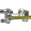 Immagine di Miscelatore monocomando per box doccia con deviatore a 2 vie calyx 30810crb
