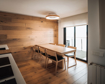 Immagine di Plafoniera led con ventilatore Tibet legno, diametro 65cm