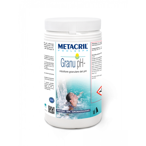 Immagine di Granu ph- riduttore ph granulare 1,5 kg metacril 455 01001
