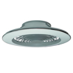 Immagine di Plafoniera led con ventilatore Alisio XL argento, diametro 73,5cm