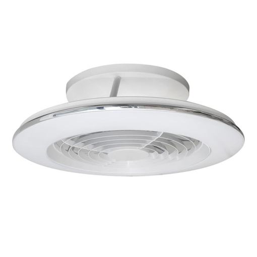 Immagine di Plafoniera led con ventilatore Alisio mini bianco, diametro 52,5cm