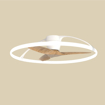 Immagine di Plafoniera led con ventilatore Nepal bianco/nero, diametro 105cm