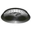 Immagine di Plafoniera led con ventilatore Himalaya mini nero diametro 53cm