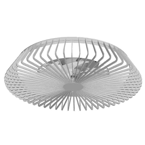 Immagine di Plafoniera led con ventilatore Himalaya grigio diametro 63cm