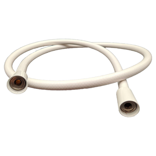 Immagine di Ricambio flessibile doccia bianco 1.5mt universale jacuzzi 224602660