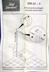 Immagine di Ricambio kit montaggio cabina box doccia ideal standard ideal-a cromato