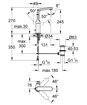 Immagine di Grohe 32184000 veris miscelatore per lavabo, bocca alta cromo