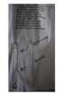 Immagine di Ricambio maniglia ellisse verticale bianca per box doccia novellini r40maev1-a