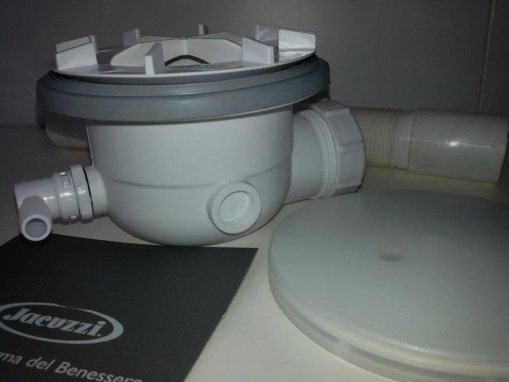 Immagine di Ricambio piletta scarico box ac350-47 bianco jacuzzi 226000460