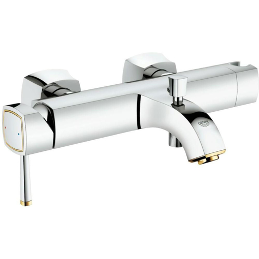 Immagine di Grohe miscelatore mentore cromo/oro grandera miscelatore 23317ig0