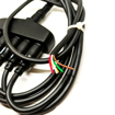 Immagine di Ricambio kit 4 fari cromoterapia rgb con cavo connettore soffione gessi rir4271