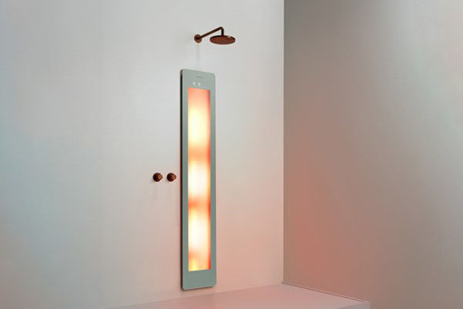 Immagine di Lampada a infrarossi naturale solarium grigia sunshower one l l0500-l0103