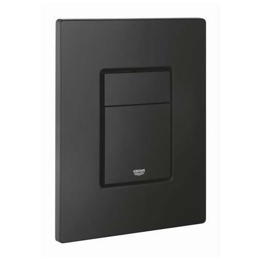 Immagine di Ricambio piastra cosmo per cassette dual flush e start&stop nera opaco grohe 38732kf0 grohe