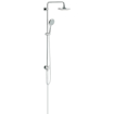 Immagine di Colonna doccia esterna serie rainshower in ottone finitura cromo con deviatore 27430000