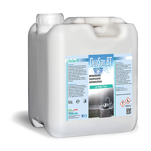 Immagine di Deosan bt - detergente antimicotico con azione deodorante 5lt metacril 05205001