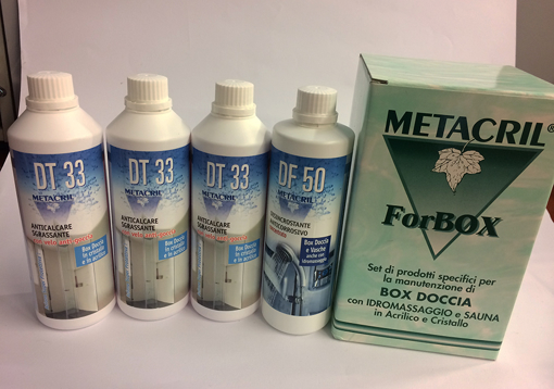 Immagine di Forbox - set prodotti per manuntenzione box doccia metacril 02400001