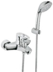 Immagine di Gruppo vasca europlus 2 33547001 con doccia e flessibile grohe