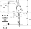 Immagine di Ideal standard melange rubinetto bidet bocca di erogazione fissa cromo a4268aa